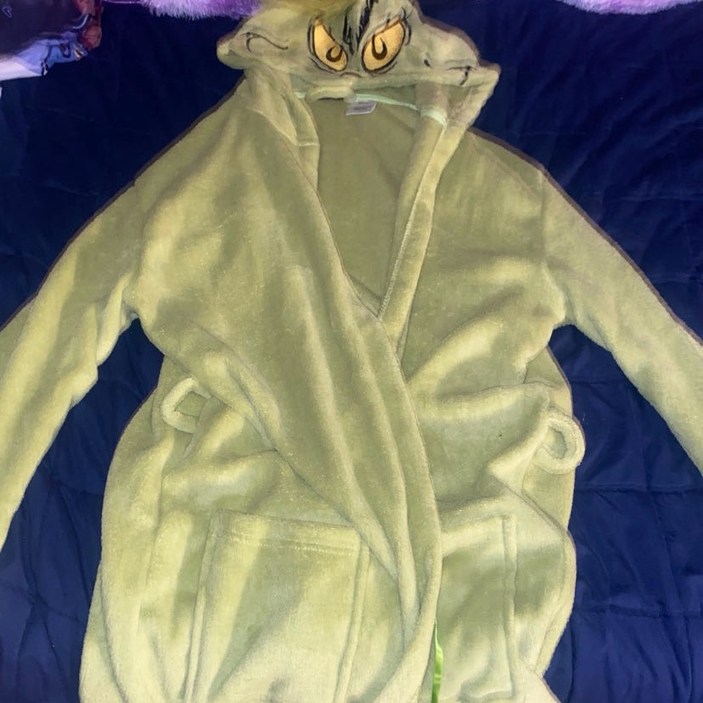 Dr Seuss the grinch stole Christmas adult robe